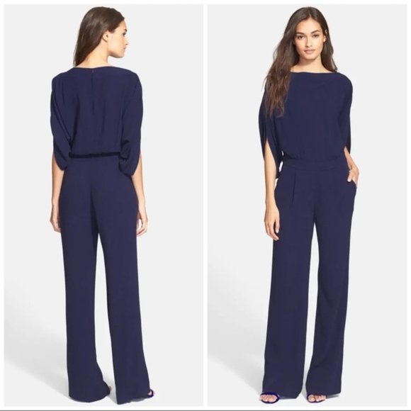 Diane Von Furstenberg Pants - Diane Von Furstenberg Lucy crepe Jumpsuit